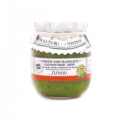 Pesto met Genovese basilicum DOP zonder knoflook in Extra Vierge Olijfolie -...