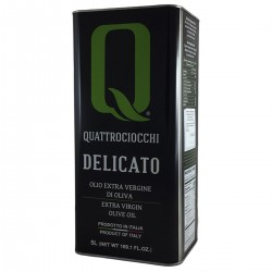 Extra Vierge Olijfolie Delicato Leccino blik - Quattrociocchi - 5l