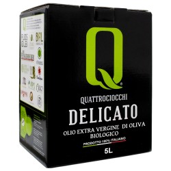 Extra Vierge Olijfolie Delicato Leccino Bio Bag in Box - Quattrociocchi - 5l