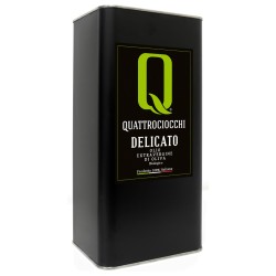 Extra Vierge Olijfolie Delicato Leccino Bio blik - Quattrociocchi - 5l