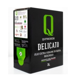Extra Vierge Olijfolie Delicato Leccino Bio Bag in Box - Quattrociocchi - 3l