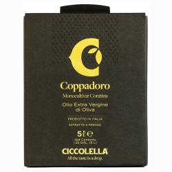 Extra Vierge Olijfolie Coppadoro coratina Bag in Box - Ciccolella - 5l