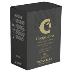 Extra Vierge Olijfolie Coppadoro coratina Bag in Box - Ciccolella - 1l